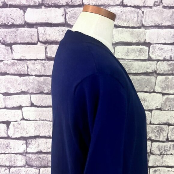 Betty Says Blue 3/4 Sleeve No Close Cardigan Sweater Size L - Picture 7 of 8